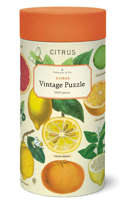 Cavallini Vintage Puzzle: Citrus 1000pc