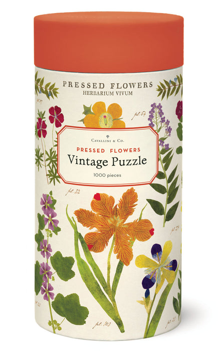 Cavallini Vintage Puzzle: Pressed Flowers 1000pc