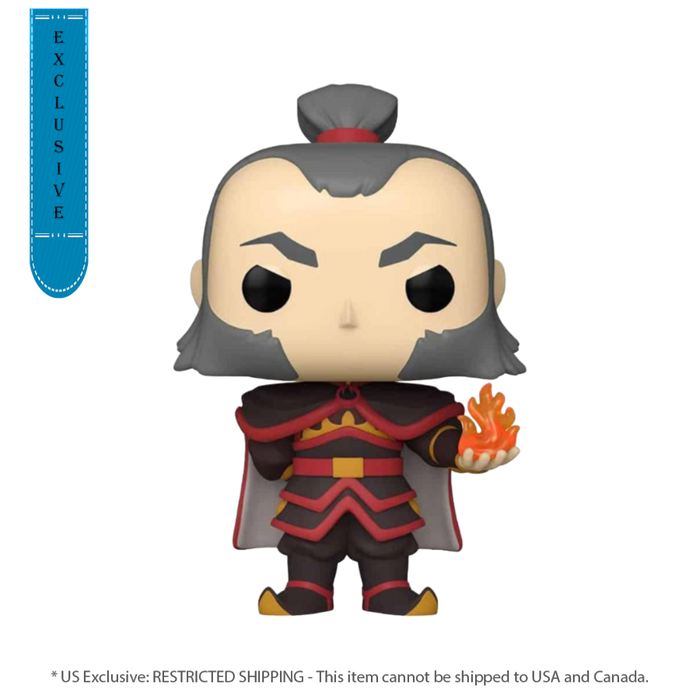 Funko: Avatar The Last Airbender - Zhao with Fireball Glow US Exclusive Pop!