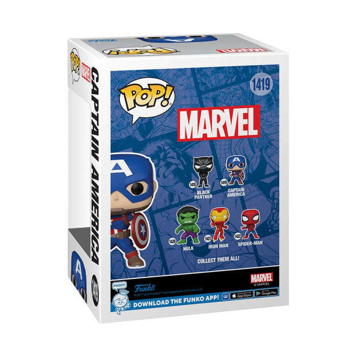 Funko: Marvel - Captain America 1419 Pop!