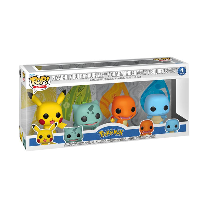 Funko: Pokemon - Starters US Exclusive 4-Pack Pop!