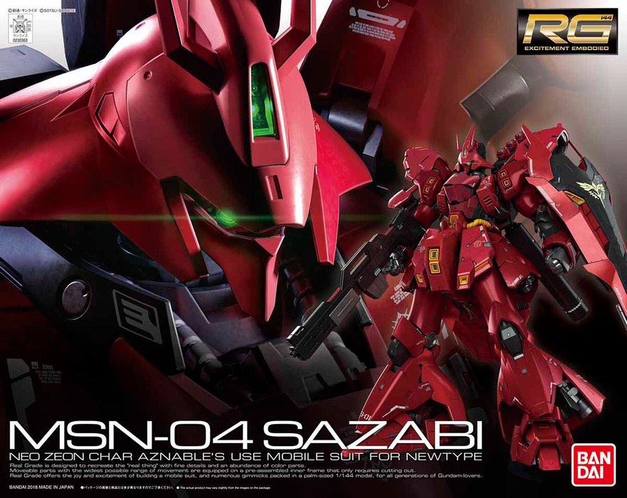 Bandai: RG 1/144 SAZABI