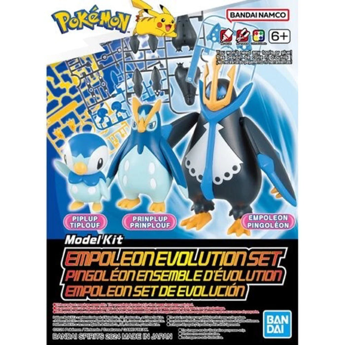 Bandai: Pokemon Model Kit - Empoleon Evolution Set