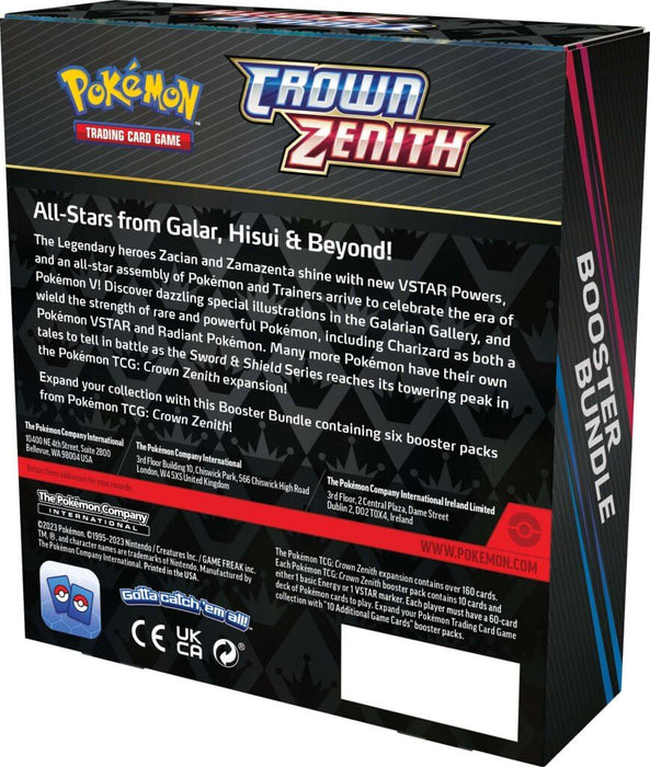 Pokemon: Crown Zenith Booster Bundle