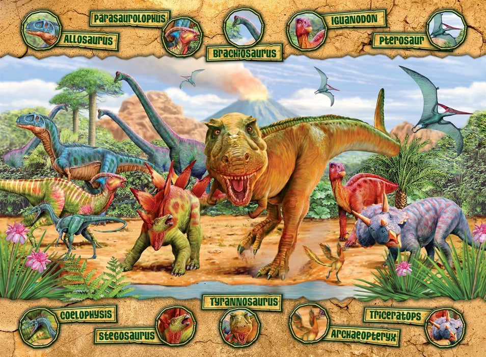 Ravensburger: Dinosaurs Puzzle 100pc