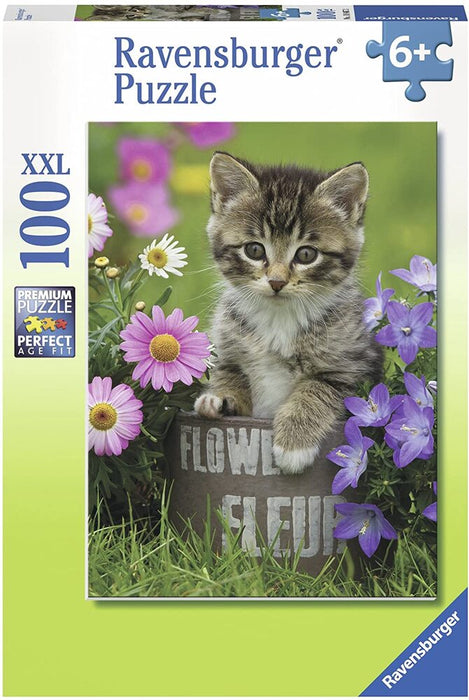 Ravensburger: Kitten among the Flowers 100pc