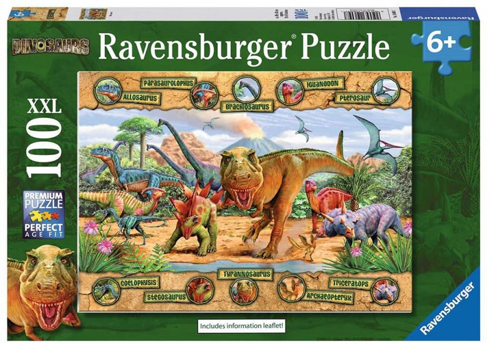 Ravensburger: Dinosaurs Puzzle 100pc