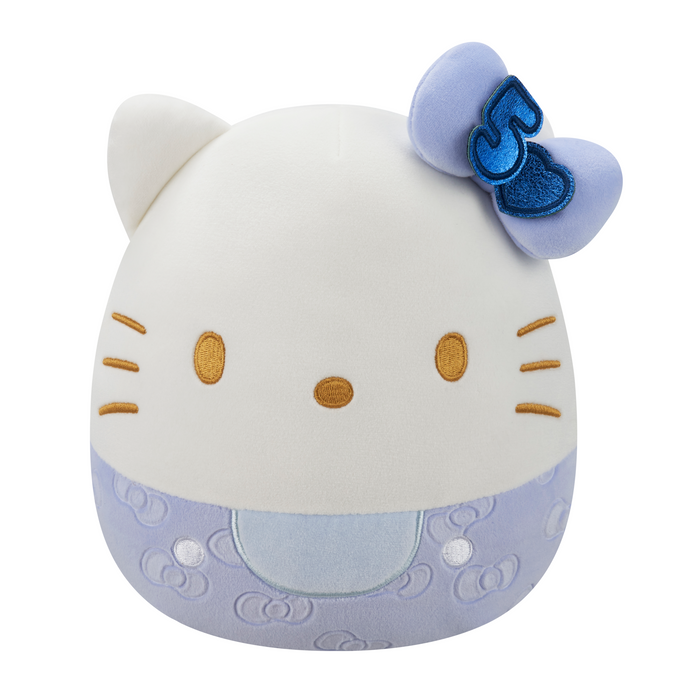 Squishmallows: 8" Hello Kitty 50th Anniversary Bows - Blue