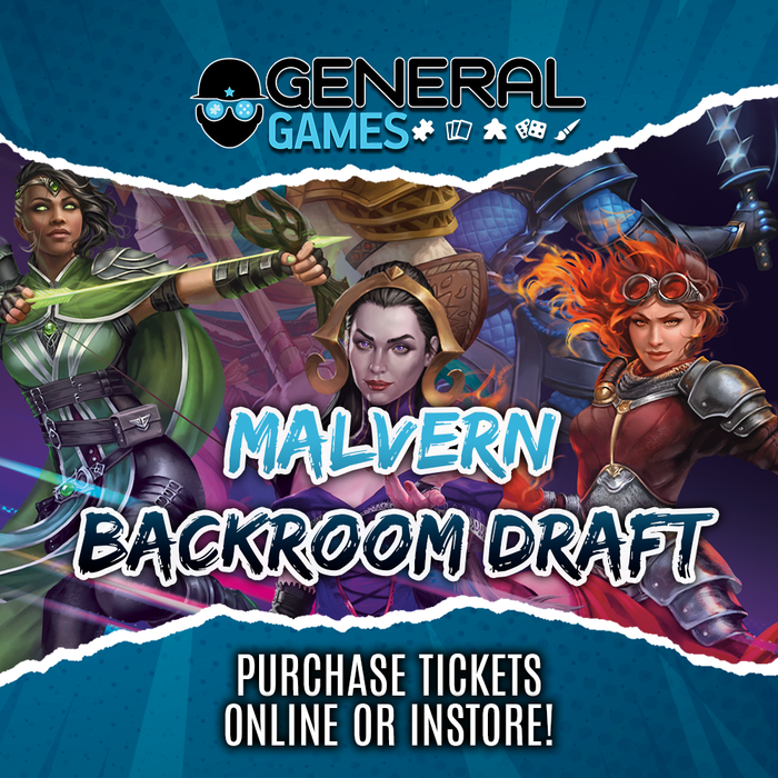 General Games Malvern Thursday Night Backroom Draft!