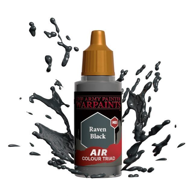 Army Painter: Warpaints Air 18ml Raven Black