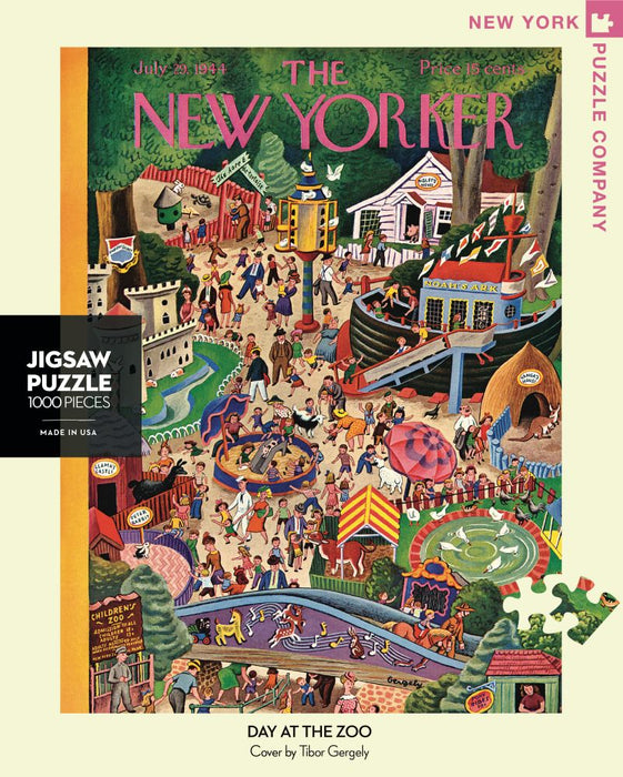 New York Puzzle Company: Day at the Zoo 1000pc