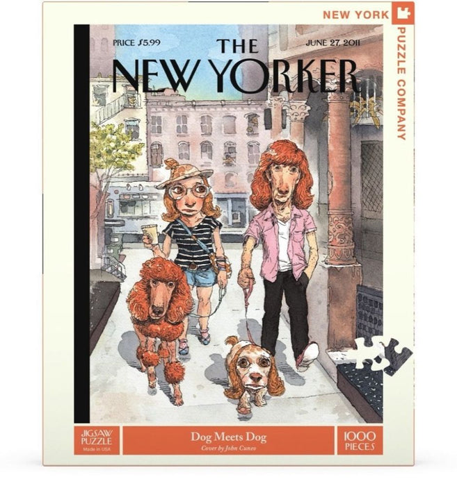 New York Puzzle Company: Dog Meets Dog 1000pc