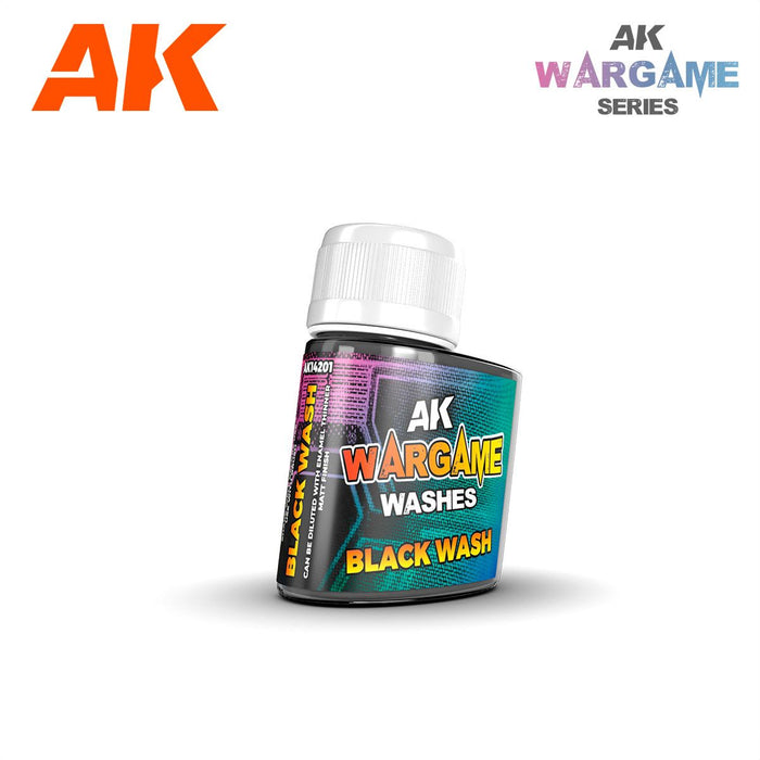 AK Interactive Washes - Black Wash 35ml