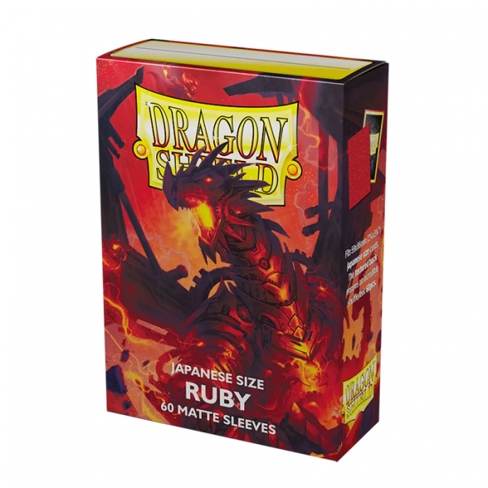 Dragon Shield: Matte Sleeves (60) Ruby