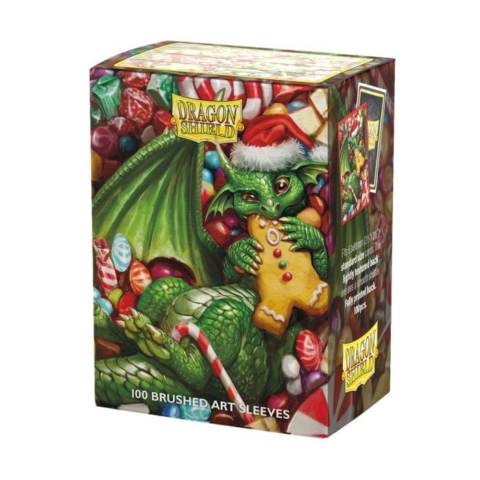 Dragon Shield: Brushed Art Sleeves (100) Christmas 2024