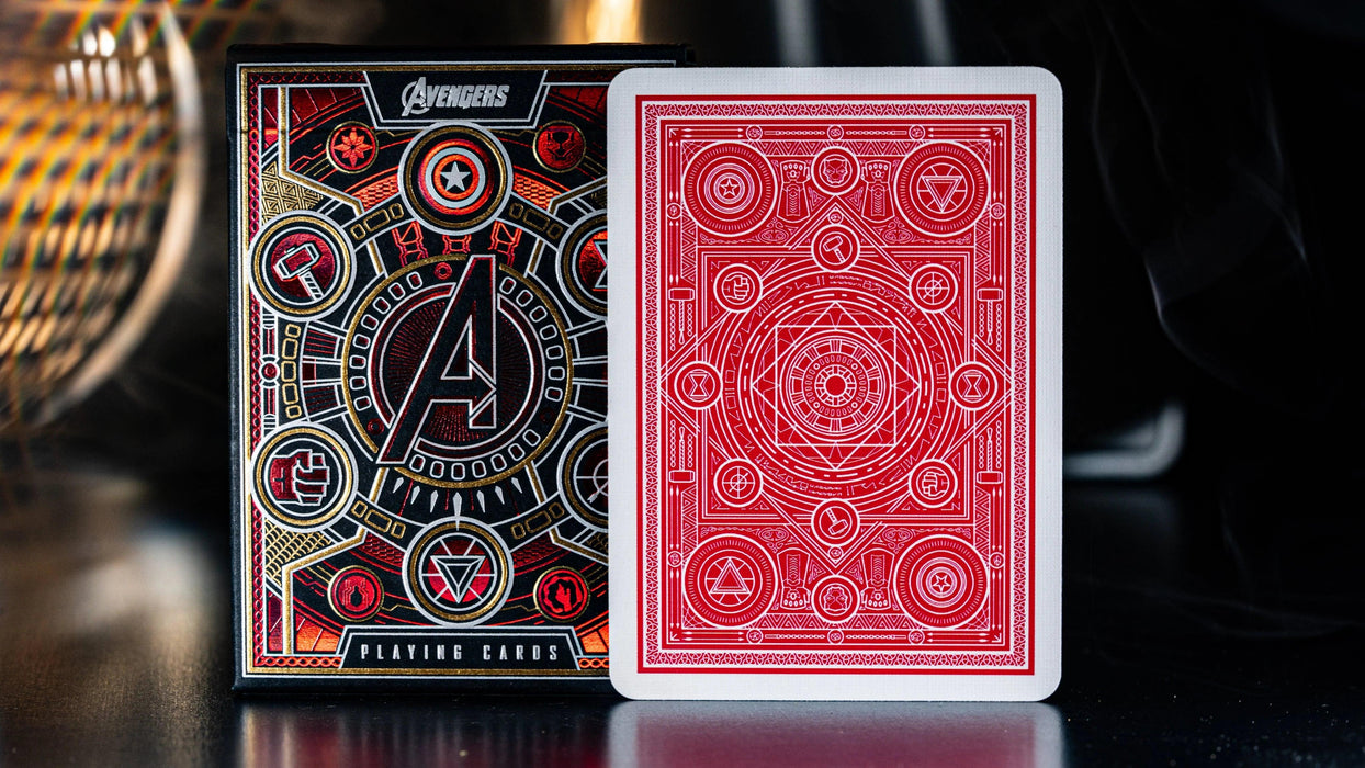 Theory 11 - Avengers Red Playing Cards