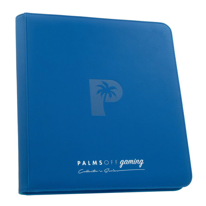 Collector's Series 12 Pocket Zip Binder - Blue