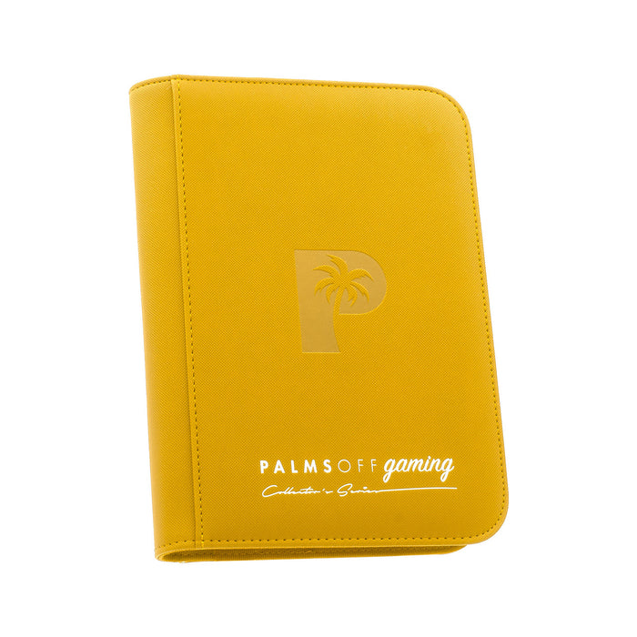 Collector's Series 4 Pocket Zip Binder - Yellow