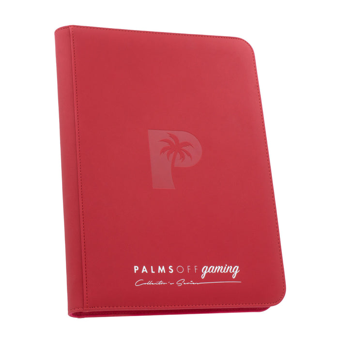 Collector's Series 9 Pocket Zip Binder - Red