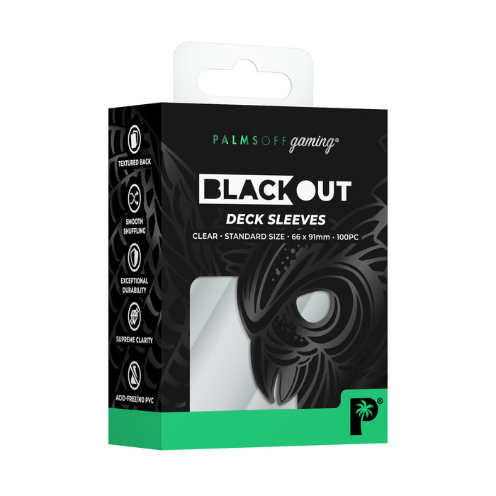 Blackout Deck Sleeves - Standard Size - Clear