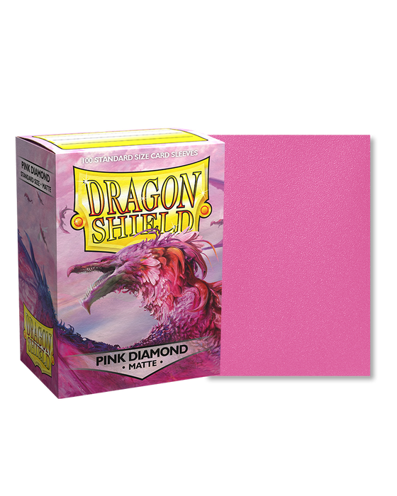 Dragon Shield: Matte Sleeves (100) Pink Diamond