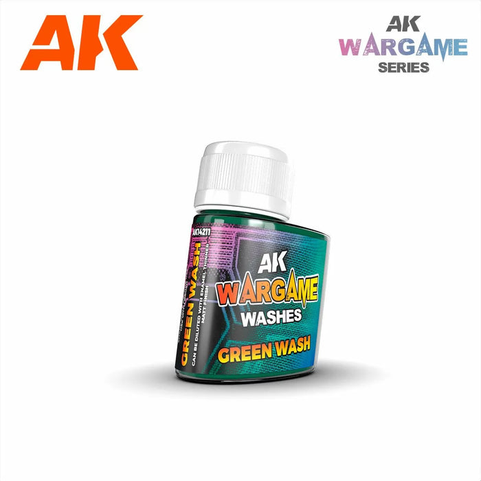 AK Interactive Washes - Green Wash 35ml