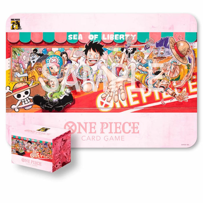 One Piece Card Game: Playmat and Card Case Set 25th Edition