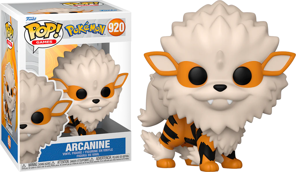 Funko: Pokemon - Arcanine 920 Pop!