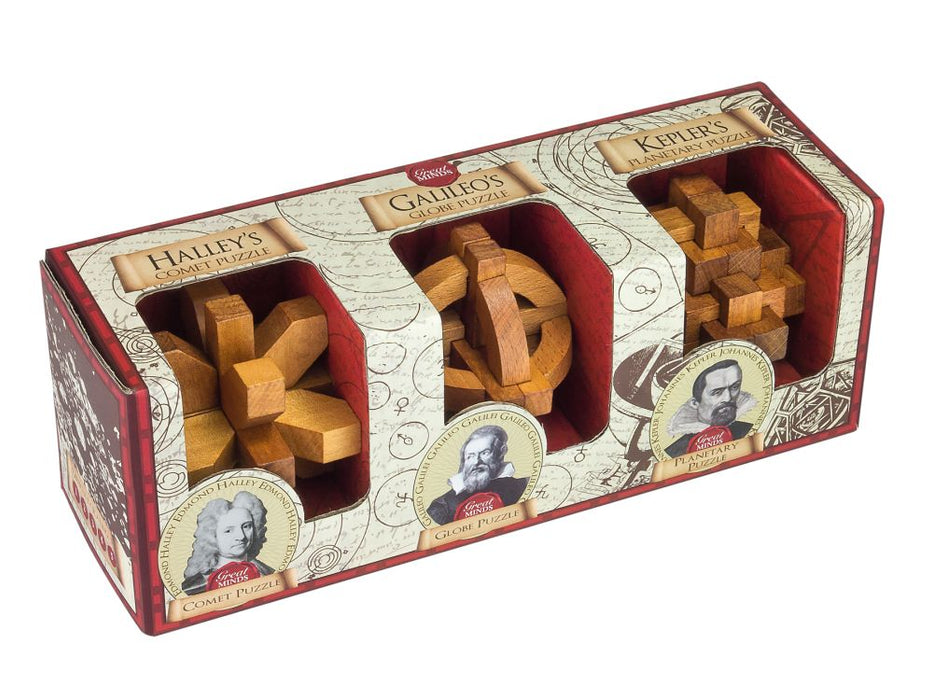 Great Minds: Set of 3 Wood Puzzles