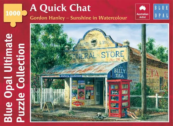 Blue Opal: A Quick Chat 1000pc