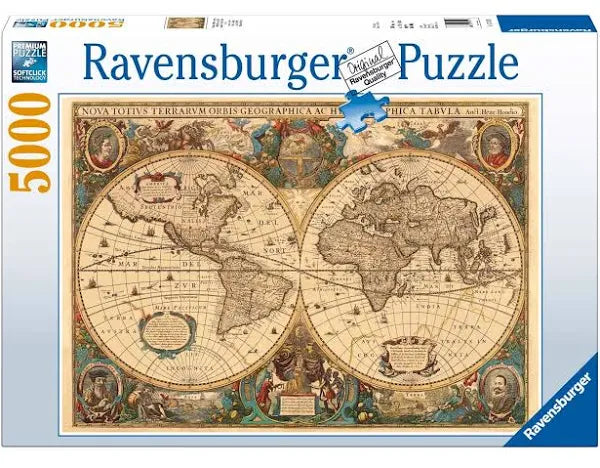 Ravensburger: Antique World Map 5000pc