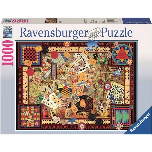 Ravensburger: Vintage Games 1000pc