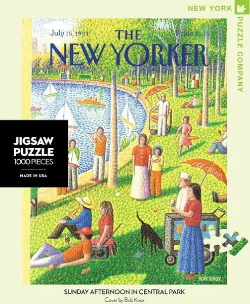 New York Puzzle Company: Sunday Afternoon in Central Park 1000pc