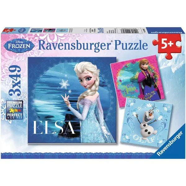 Ravensburger: Disney Elsa/Anna/Olaf 3x49pc