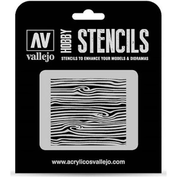 Vallejo: Stencil - Wood Texture 2