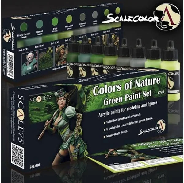 Scale 75 Colours & Nature Paint Set