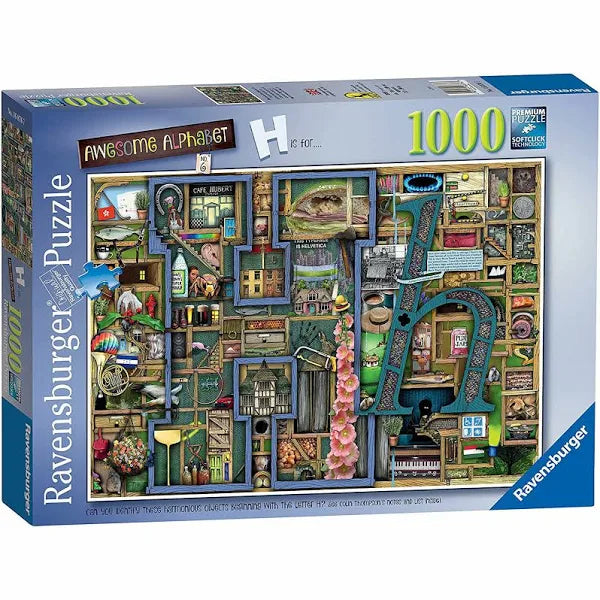 Ravensburger: Awesome Alphabet H 1000pc