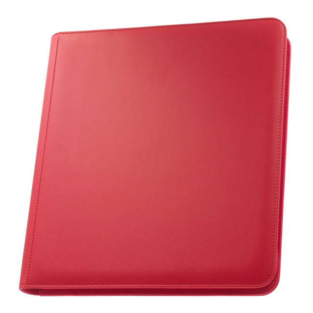 STEALTH 12 Pocket Zip Binder - Red