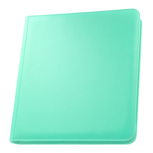 STEALTH 12 Pocket Zip Binder - Turquoise