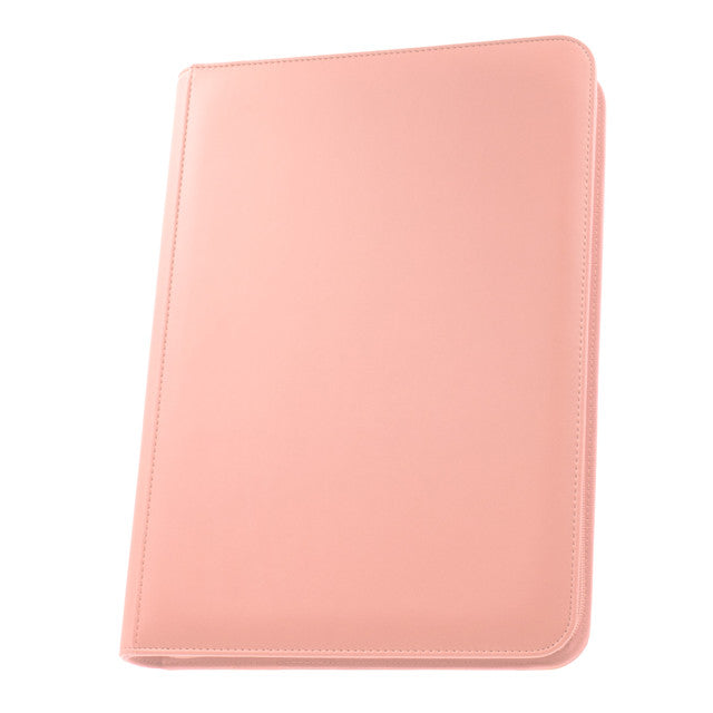 STEALTH 9 Pocket Zip Binder - Pink