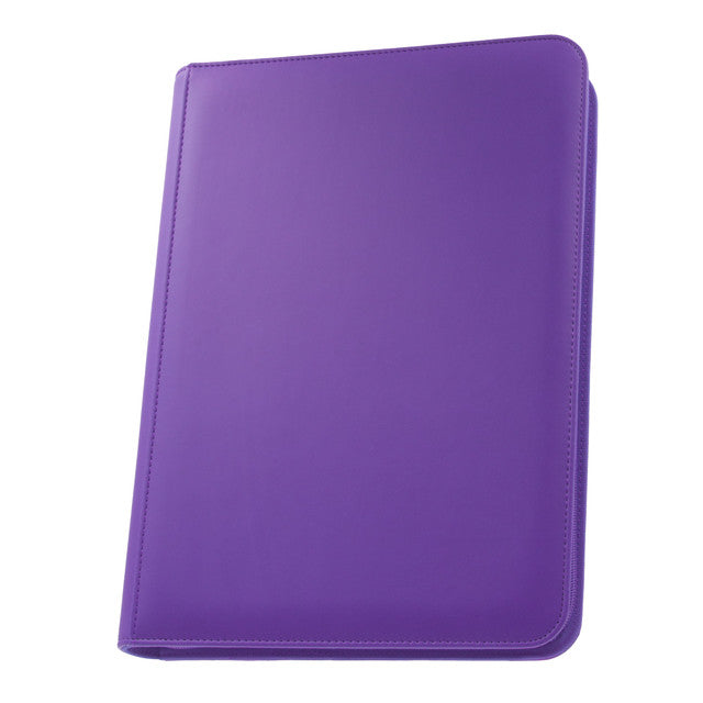 STEALTH 9 Pocket Zip Binder - Purple