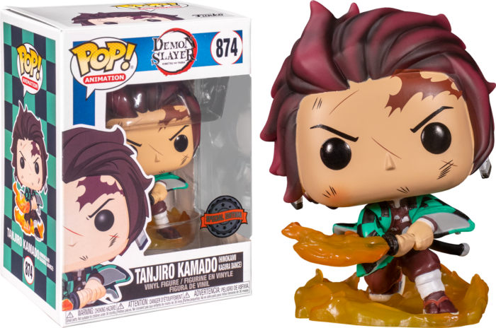 Funko: Demon Slayer - Tanjiro Kamado 874 Pop!